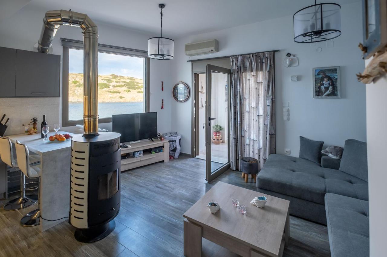 Seaside Flat With Hydromassage Lejlighed Mochlos Eksteriør billede